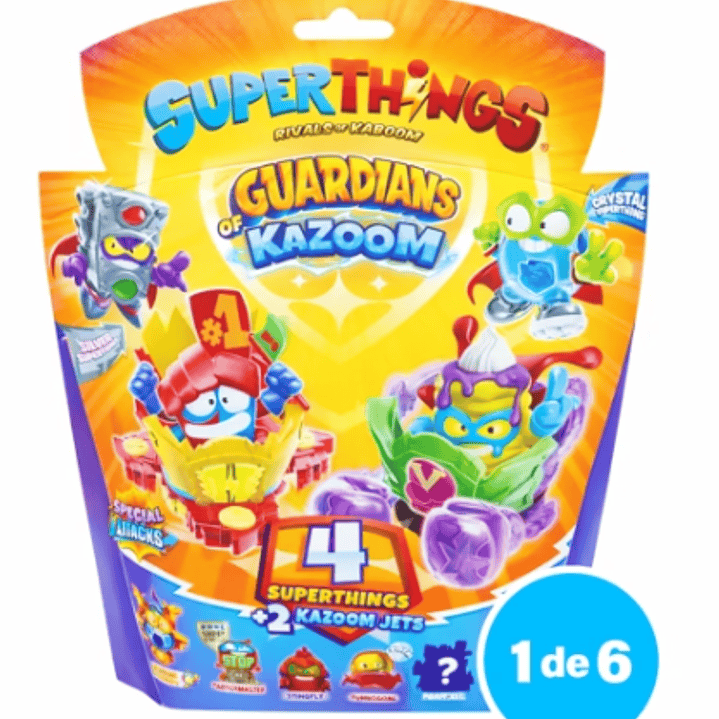 Superthings Blister 4 Superzings + 2 Kazoom Jets | Guardians of Kazoom 1