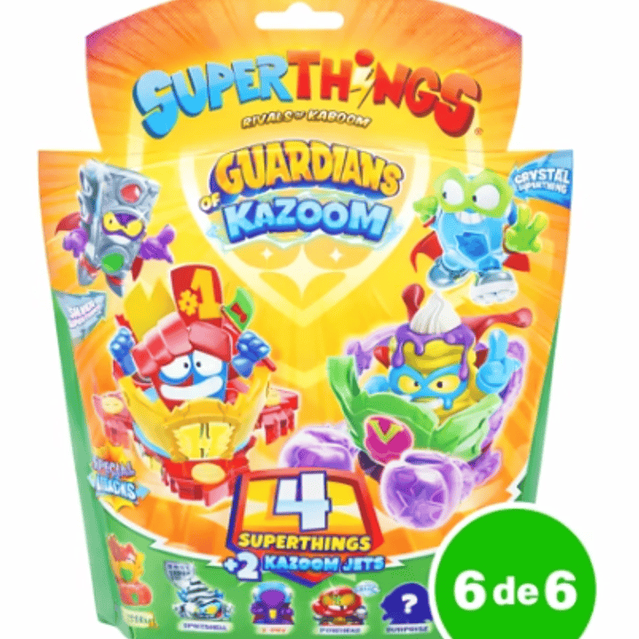 Superthings Blister 4 Superzings + 2 Kazoom Jets | Guardians of Kazoom 6