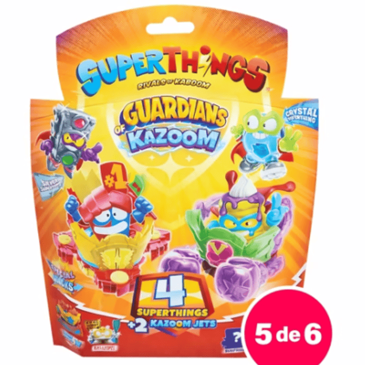 Superthings Blister 4 Superzings + 2 Kazoom Jets | Guardians of Kazoom 5