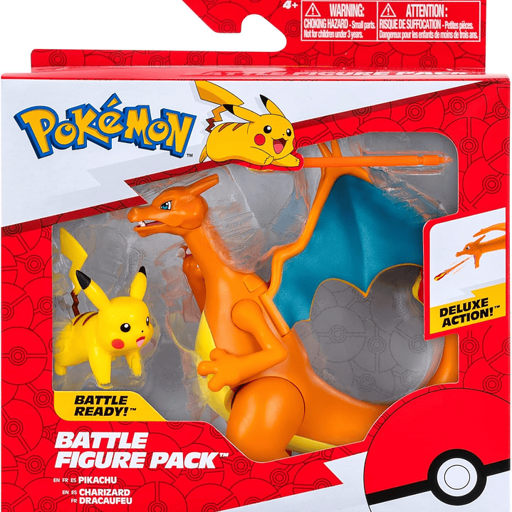 Battle Figure Pack Pokemon Pikachu Charizard 1