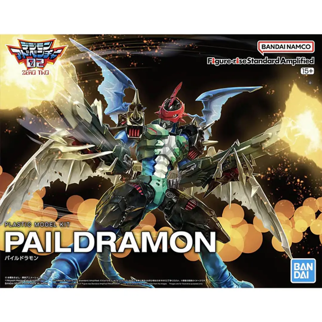 Model Kit Figure Rise Standard Amplified Digimon Paildramon 1