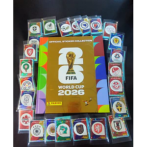 Album Tapa Dura Panini FIFA World Cup 2026 Dorado Completo a Pegar