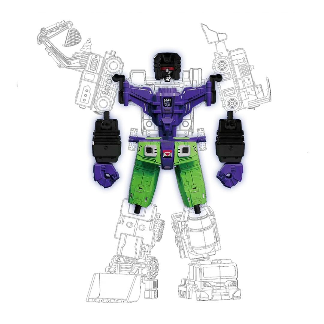 Blokees Transformers Defender Version Devastator Kit 3