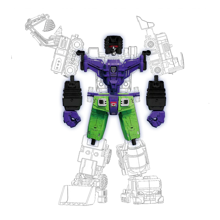 Blokees Transformers Defender Version Devastator Kit 3