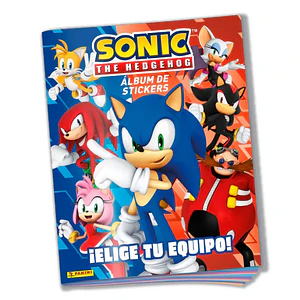 Album Tapa Blanda Sonic The Hedgehog Elige tu Equipo