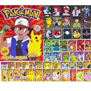 Album Completo a Pegar Pokemon Serie 1 Kanto