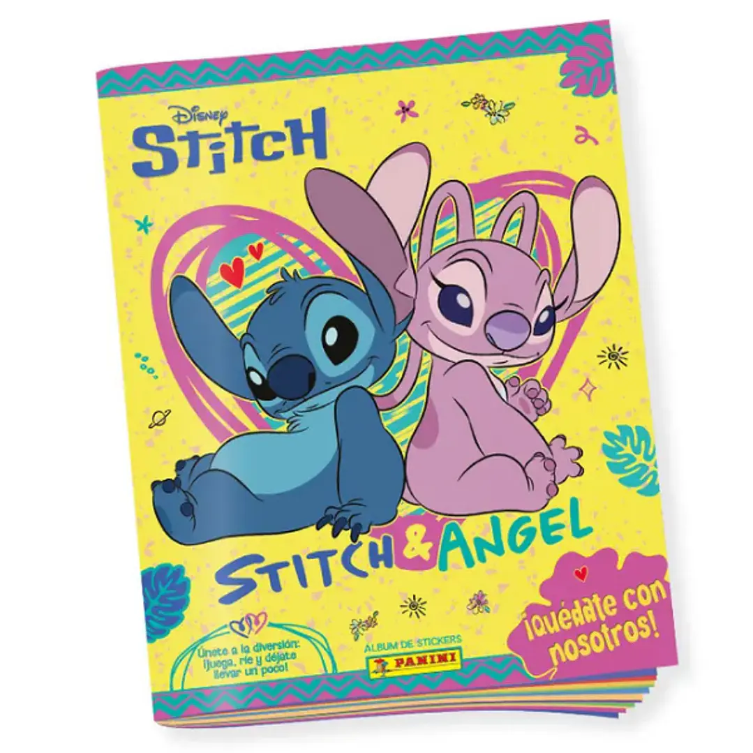 Album Tapa Blanda Stitch & Angel Quedate con Nosotros 1