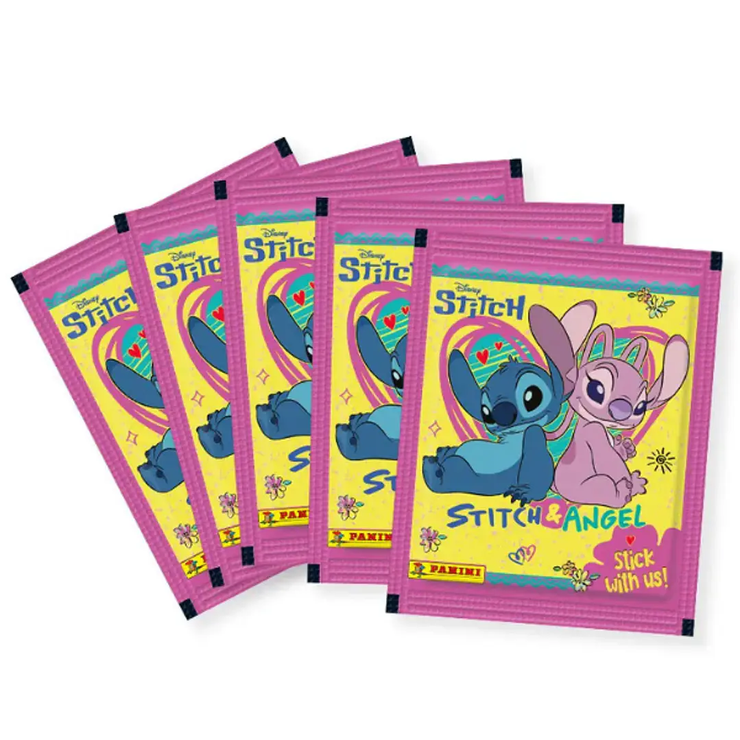 Sobre Laminas Stitch & Angel Quedate con Nosotros 1