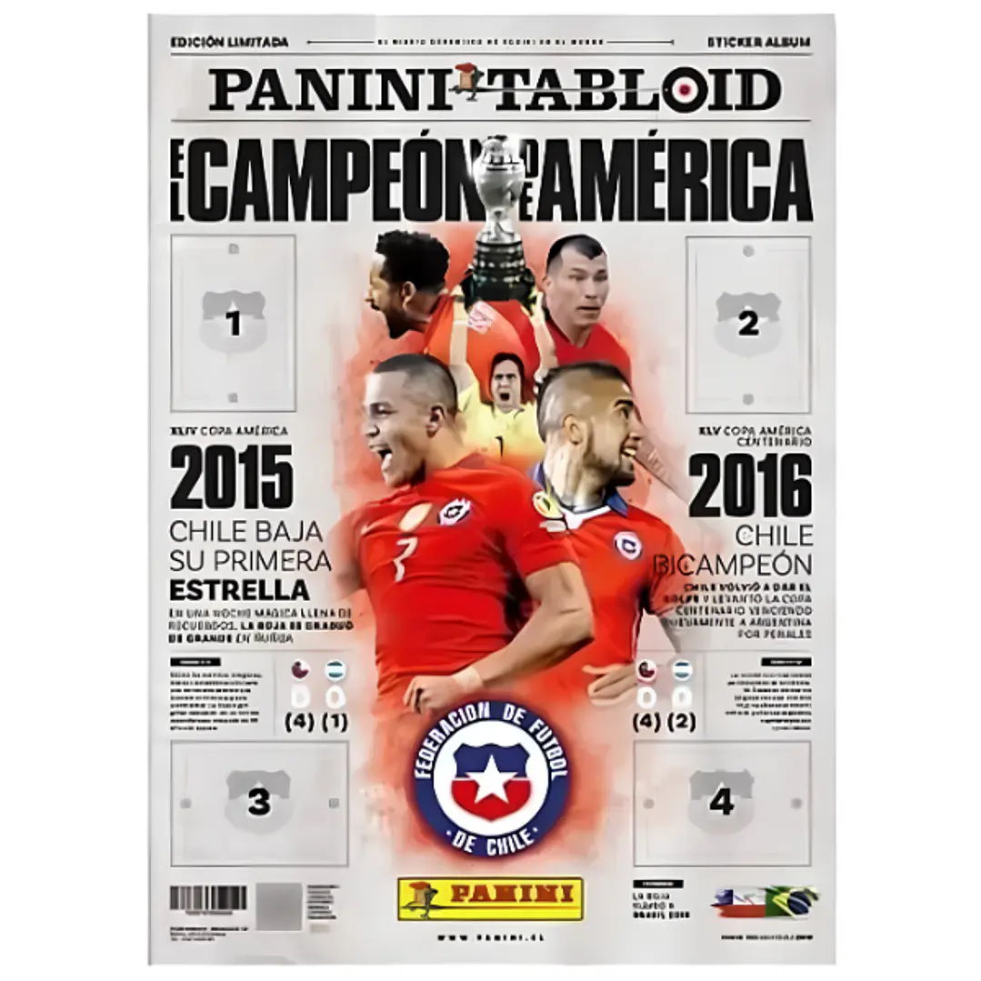 Campeon de America Tabloide Completo a Pegar 1