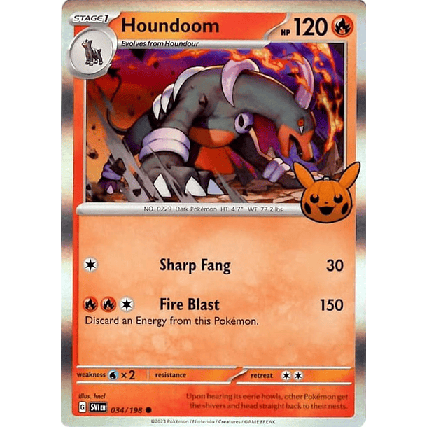 Houndoom (TRICK OR TRADE) [034/198] 2