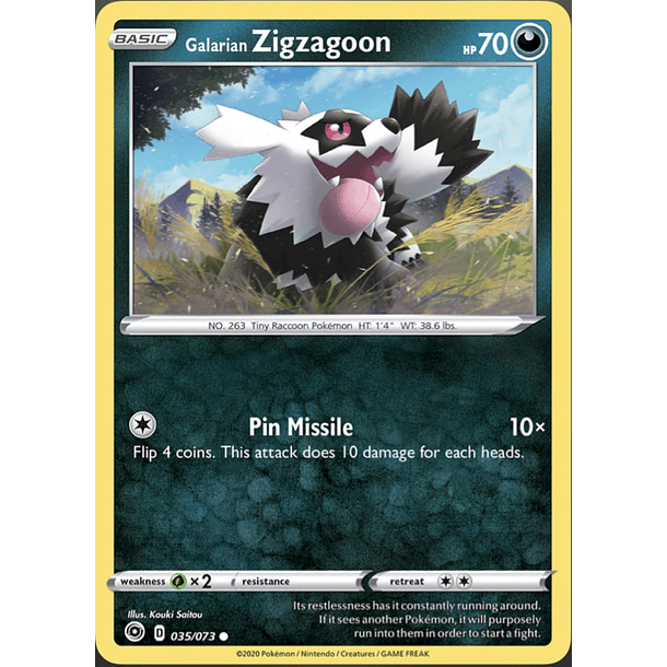 Zigzagoon de Galar [035/073] 1