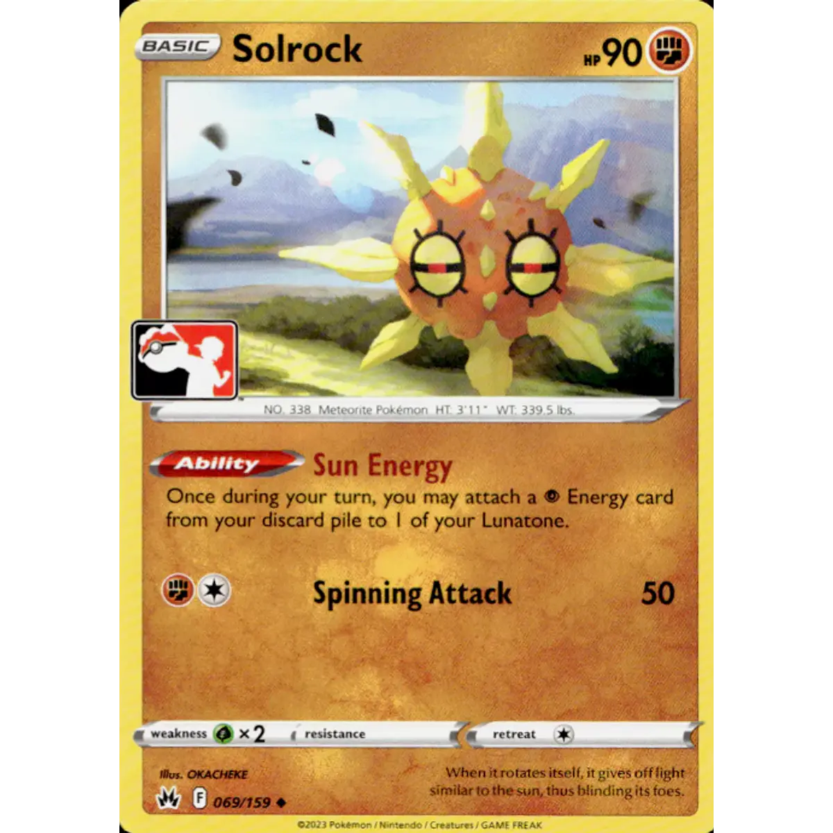 Solrock (PLAY! POKEMON) [069/159]