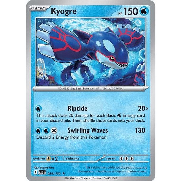 Kyogre (HOLO) [034/132]
