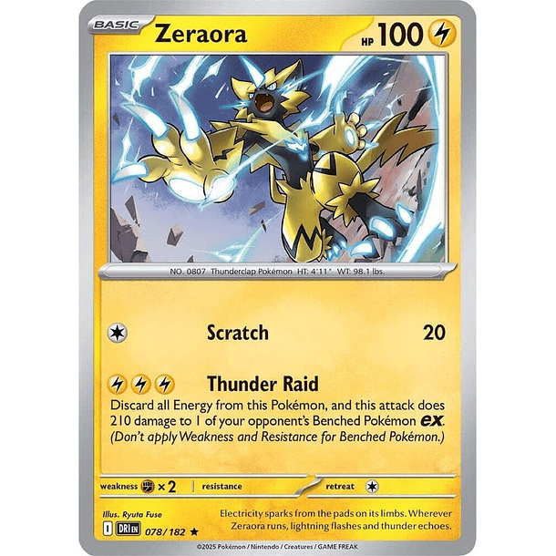 Zeraora (HOLO) [078/182]