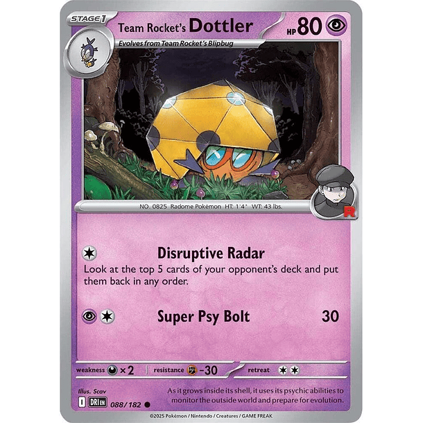 Team Rocket's Dottler [088/182]