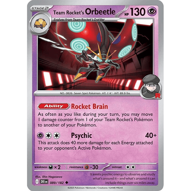 Team Rocket's Orbeetle [089/182]