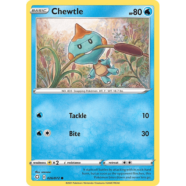 Chewtle [026/072]