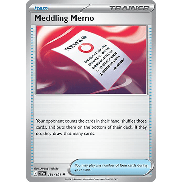 Meddling Memo [181/191]