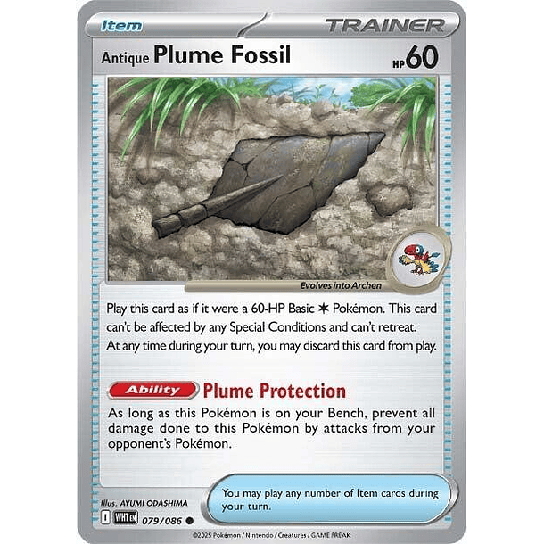 Antique Plume Fossil [079/086]