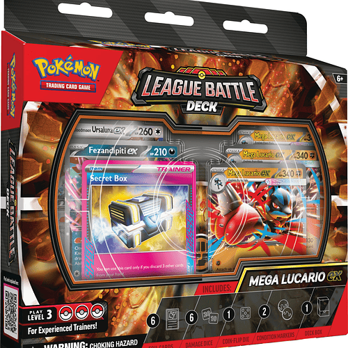 PREVENTA MEGA LUCARIO EX LEAGUE BATTLE DECK
