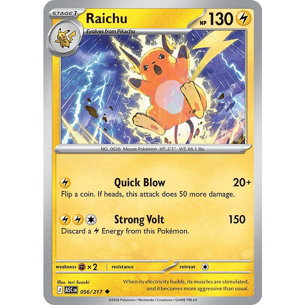 Raichu [056/217]