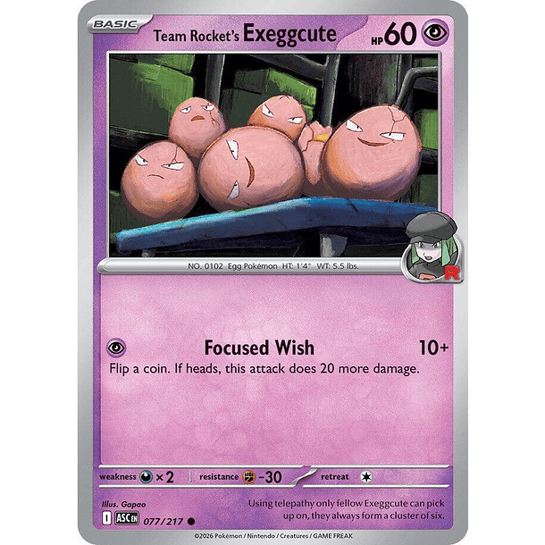 Team Rocket's exeggcute [077/217]