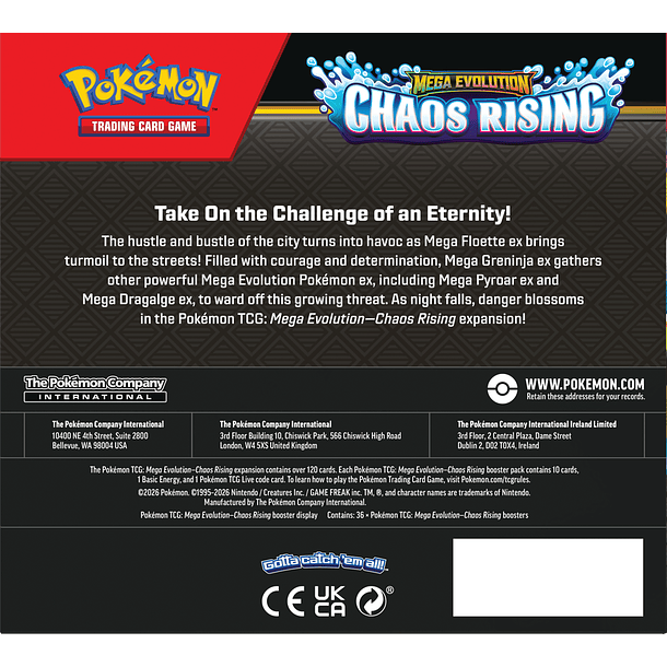 PREVENTA BOOSTER BOX CHAOS RISING 3
