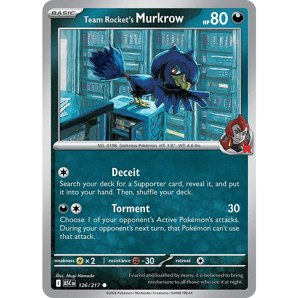 Team Rocket's Murkrow (126/217)
