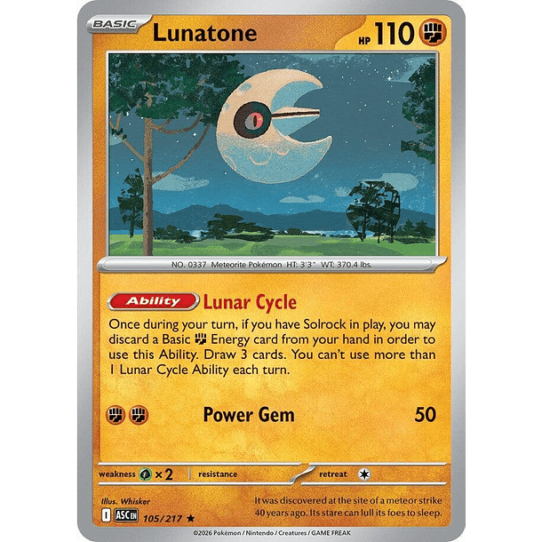 Lunatone (HOLO) (105/217)
