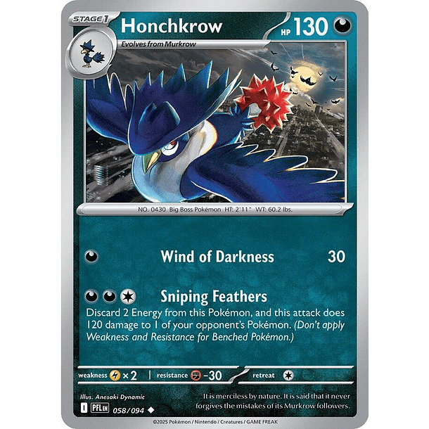 Honchkrow [058/094]