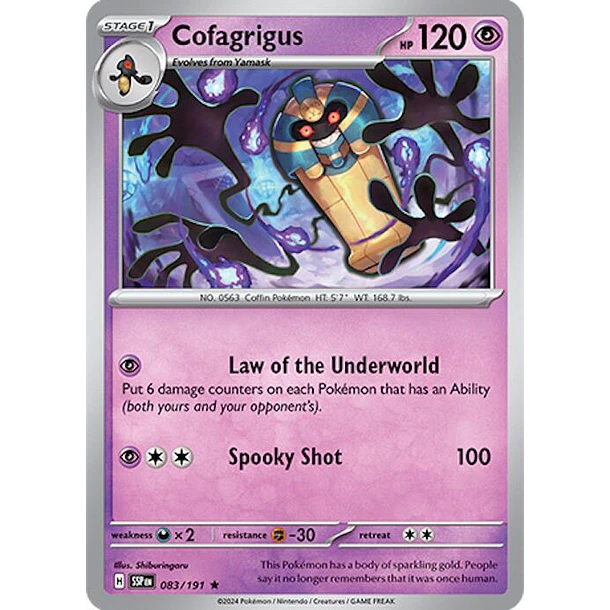 Cofagrigus (HOLO) (083/191)