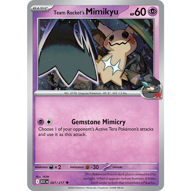 Team Rocket's Mimikyu [097/217]