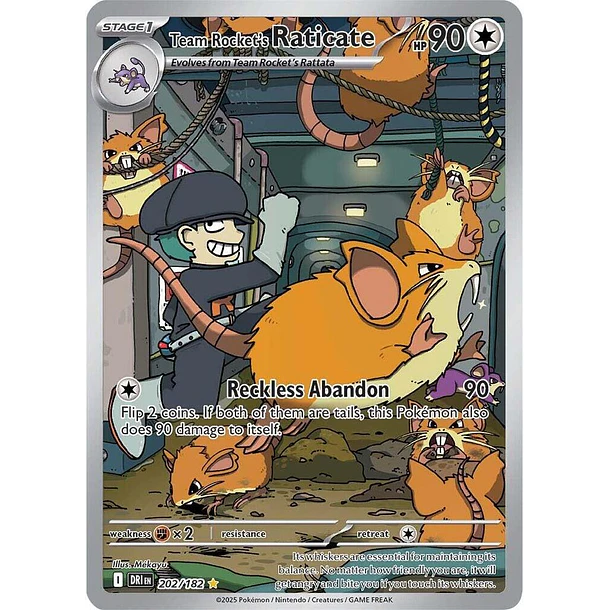 Team Rocket's Raticate [202/182]