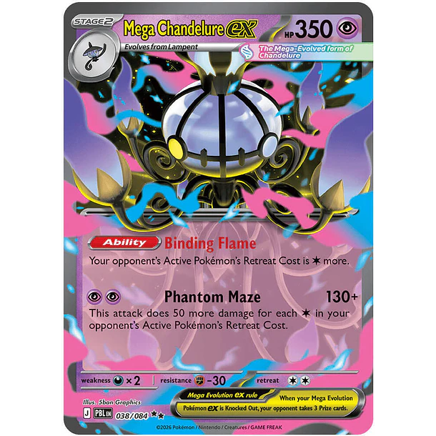 Mega Chandelure ex [038/084]