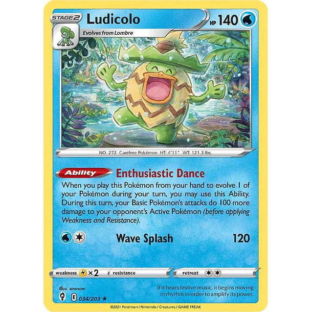 Ludicolo (HOLO) [034/203]