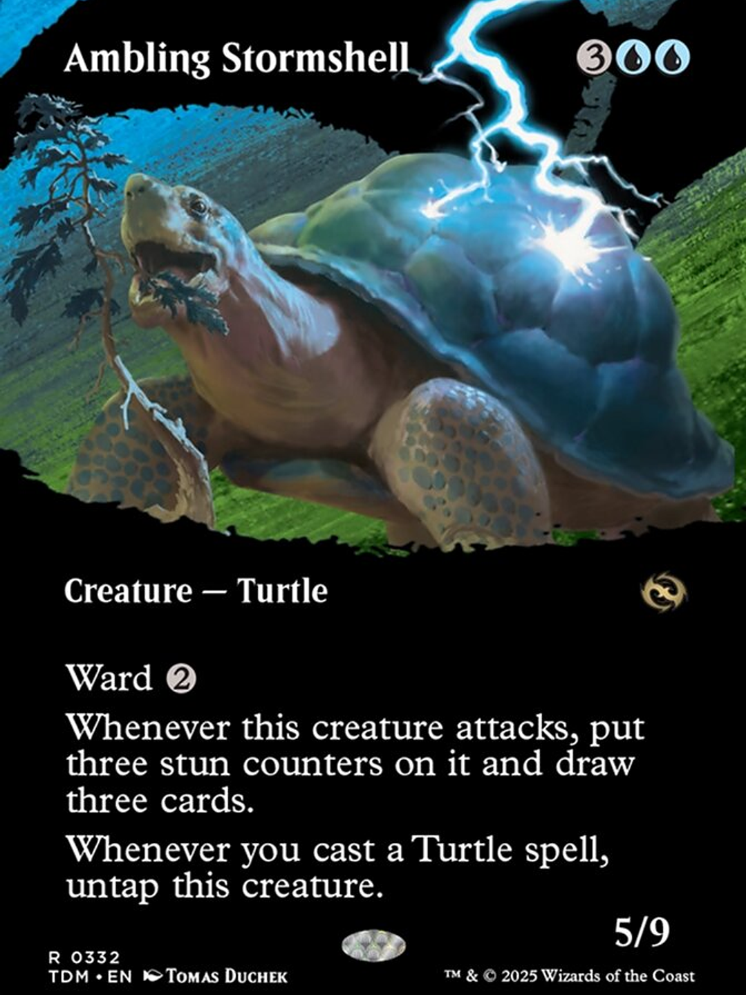 Ambling Stormshell (Tarkir: Dragonstorm) 1