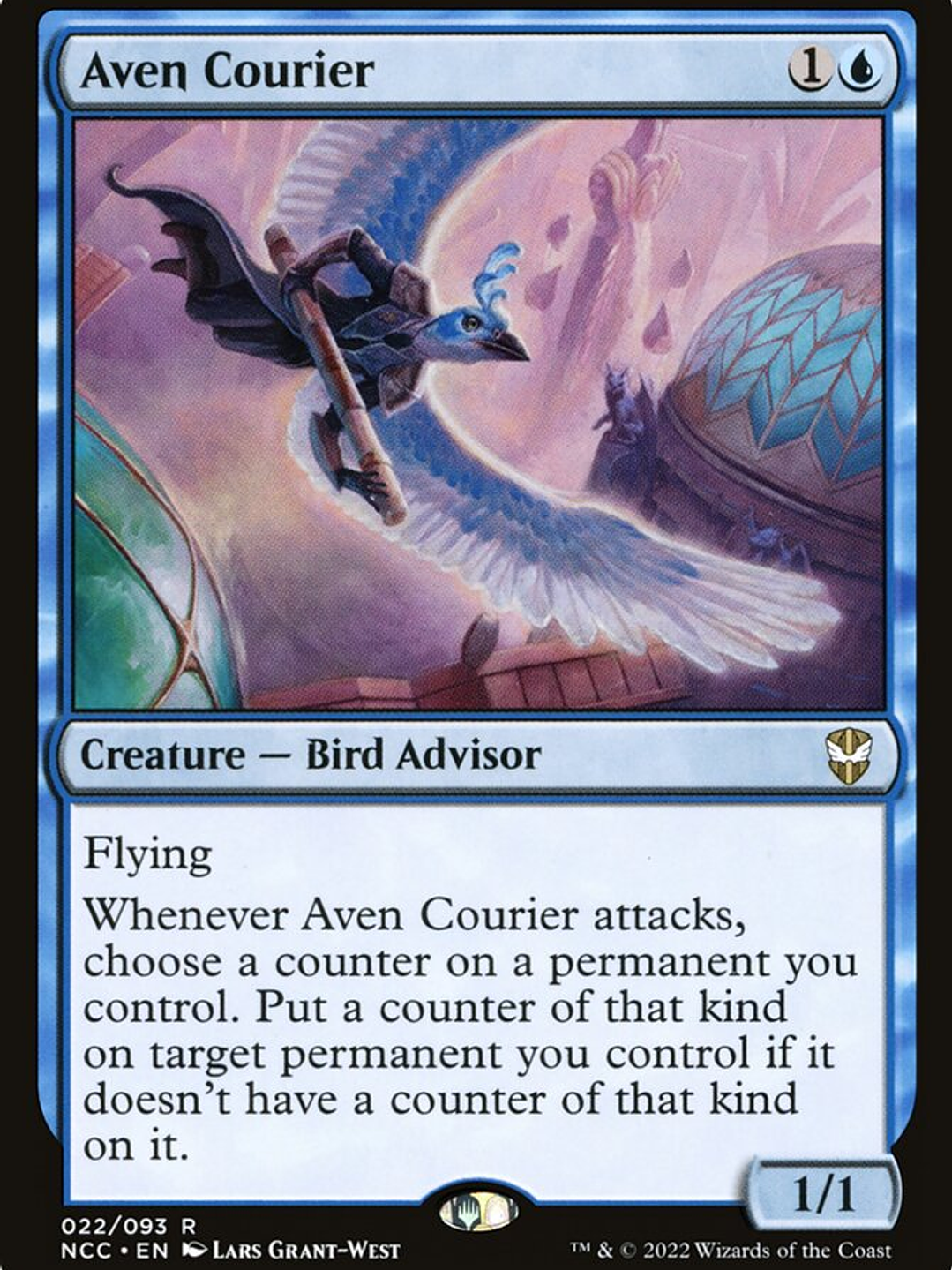 Aven Courier (New Capenna Commander) 1