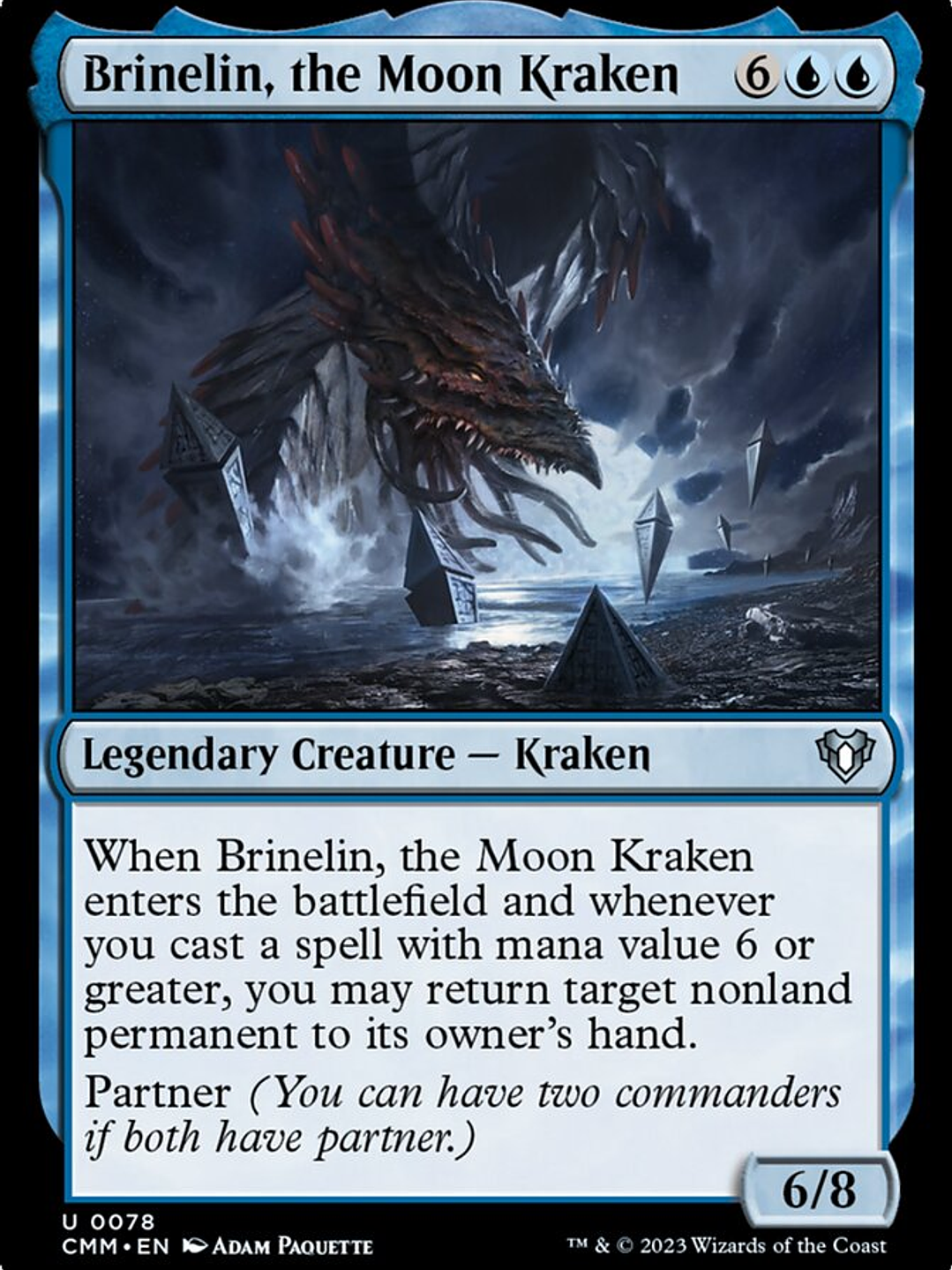 Brinelin, the Moon Kraken (Commander Masters) 1