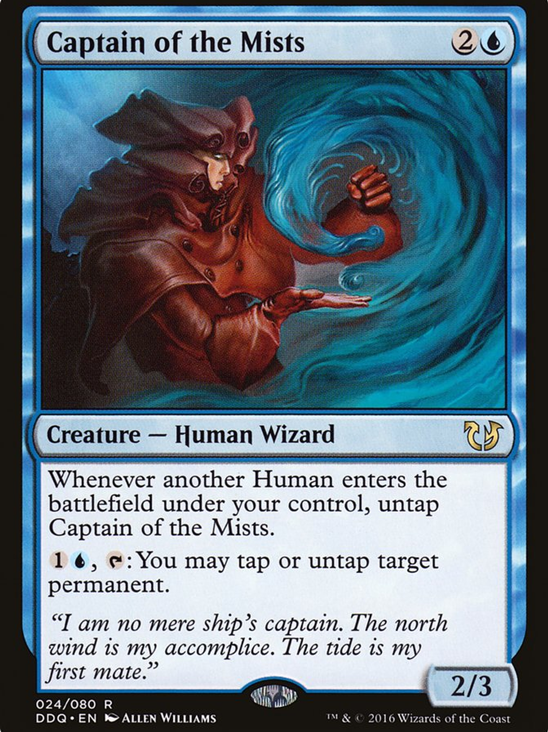 Captain of the Mists (Duel Decks: Blessed vs. Cursed) 1