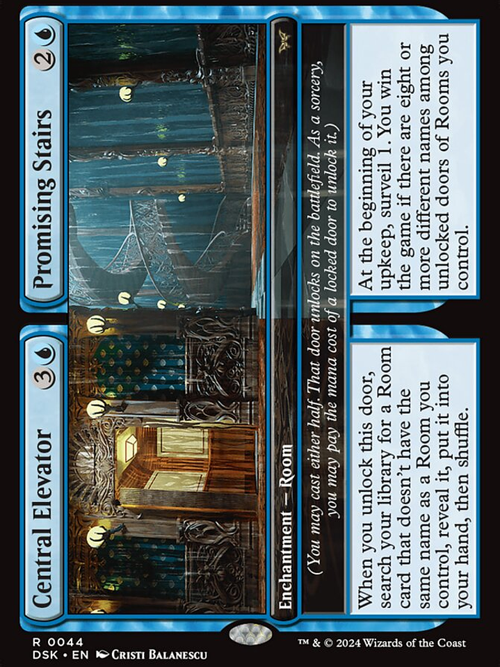 Central Elevator // Promising Stairs (Duskmourn: House of Horror) 1