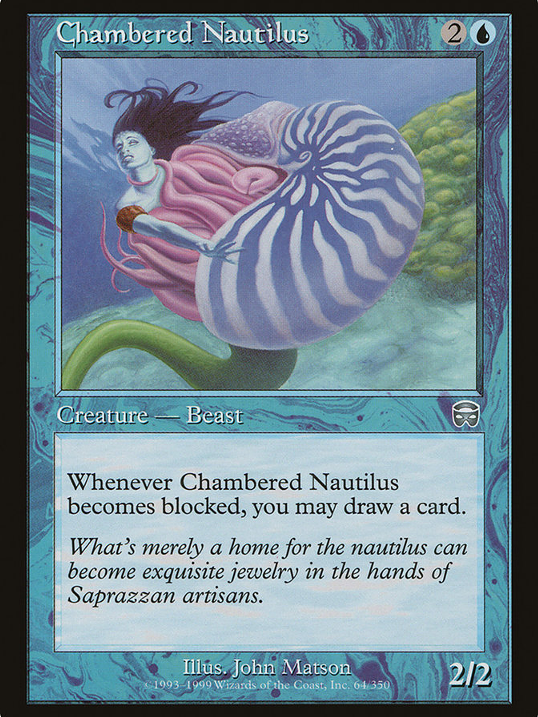 Chambered Nautilus (Mercadian Masques) 1