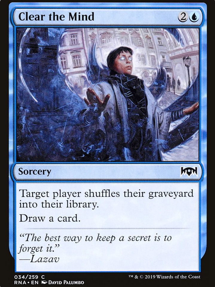 Clear the Mind (Ravnica Allegiance) 1