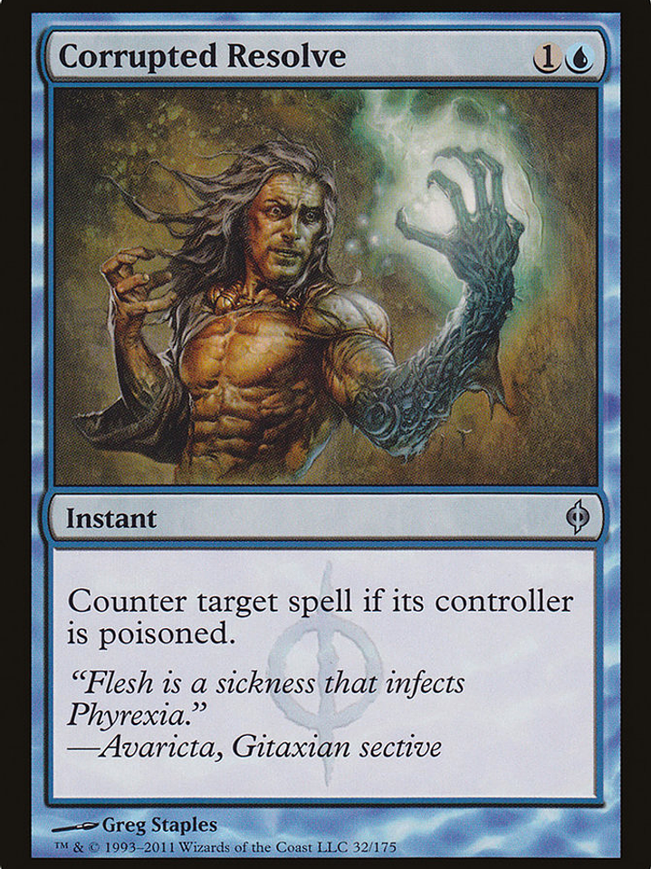 Corrupted Resolve (New Phyrexia) 1