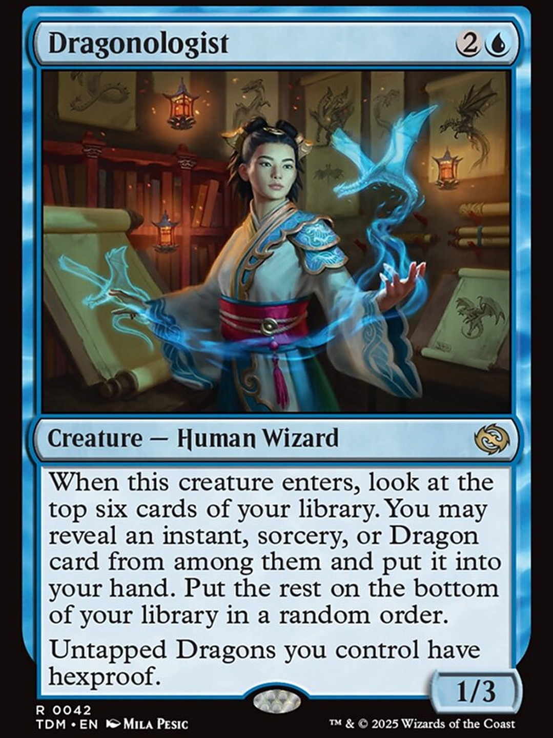 Dragonologist (Tarkir: Dragonstorm) 1