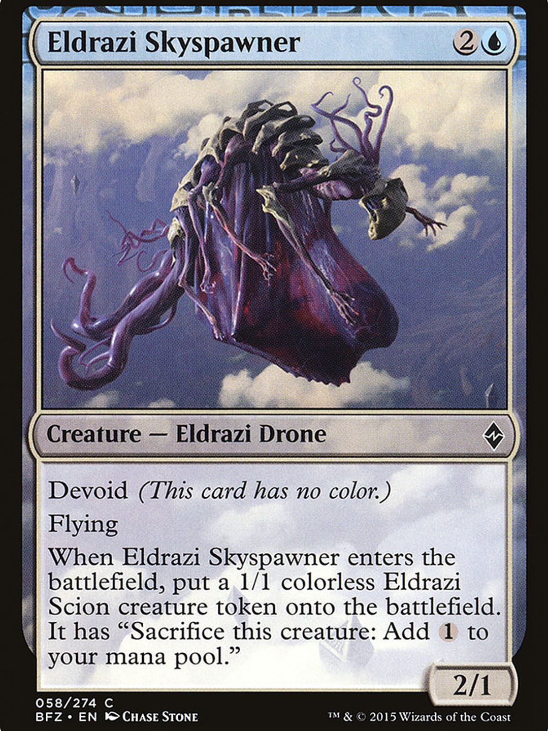 Eldrazi Skyspawner (Battle for Zendikar) 1