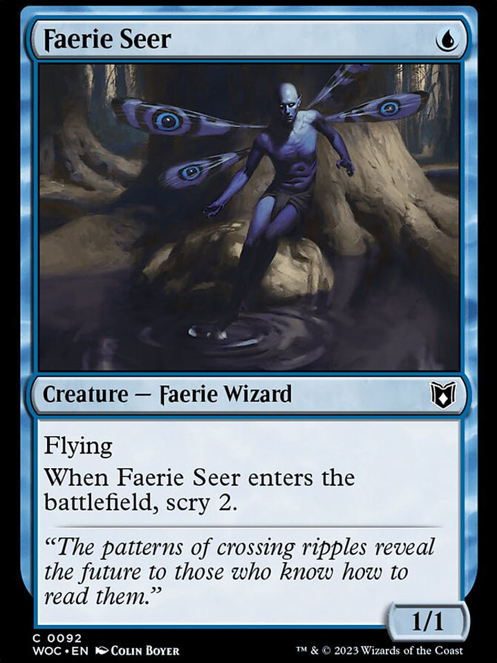 Faerie Seer (Wilds of Eldraine Commander) 1
