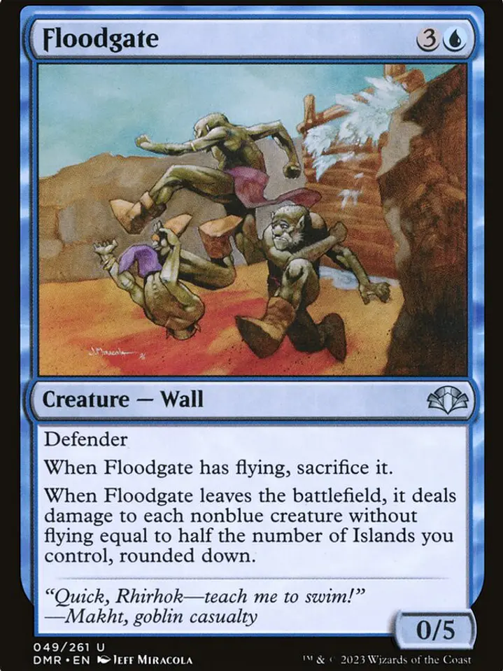 Floodgate (Dominaria Remastered) 1