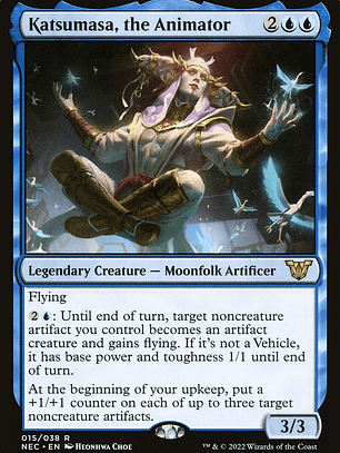 Katsumasa, the Animator (Neon Dynasty Commander)