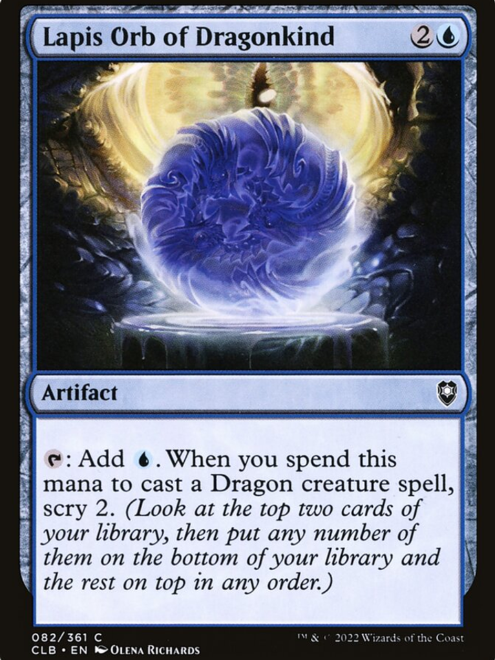 Lapis Orb of Dragonkind (Commander Legends: Battle for Baldur's Gate) 1