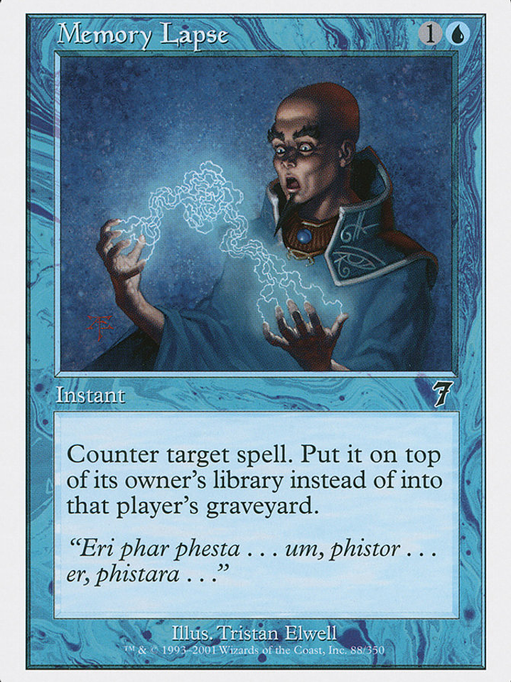 Memory Lapse (Seventh Edition) 1